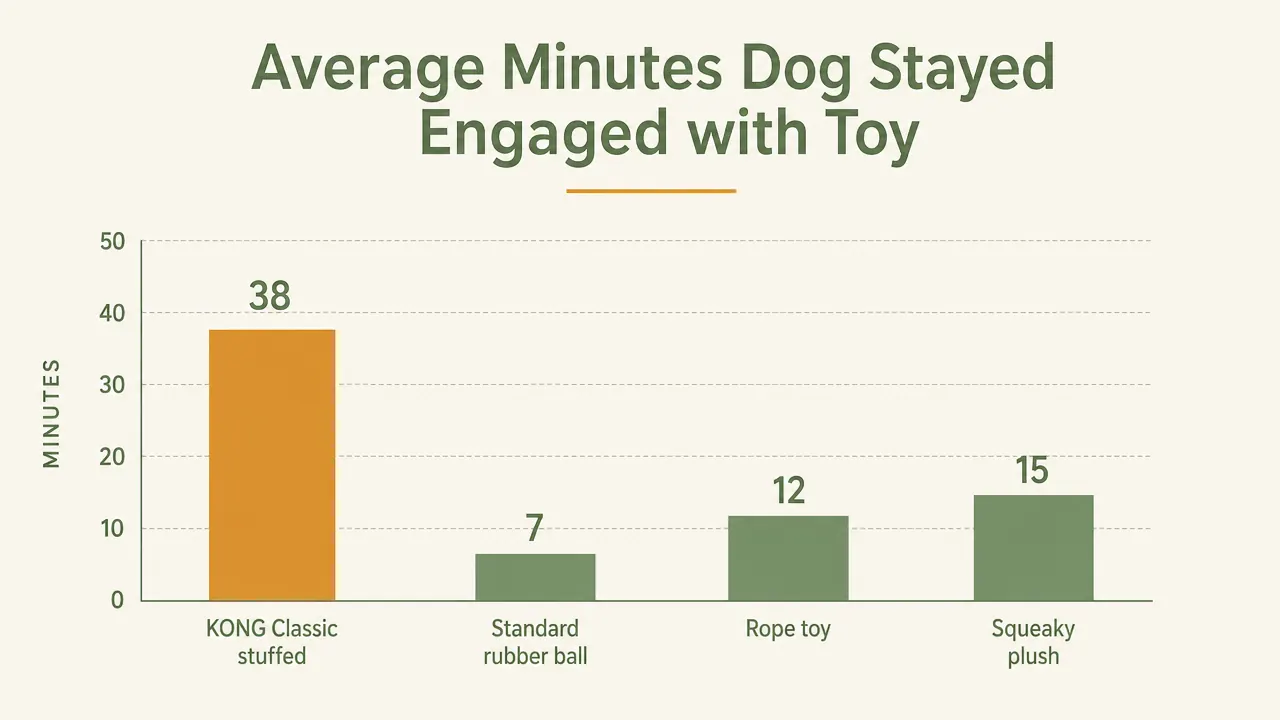 Dog size chart showing KONG sizing guide from XS puppy to XXL giant breed with approximate weight ranges